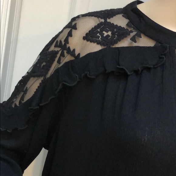 BLACK TUNIC TOP - Picture 5 of 8